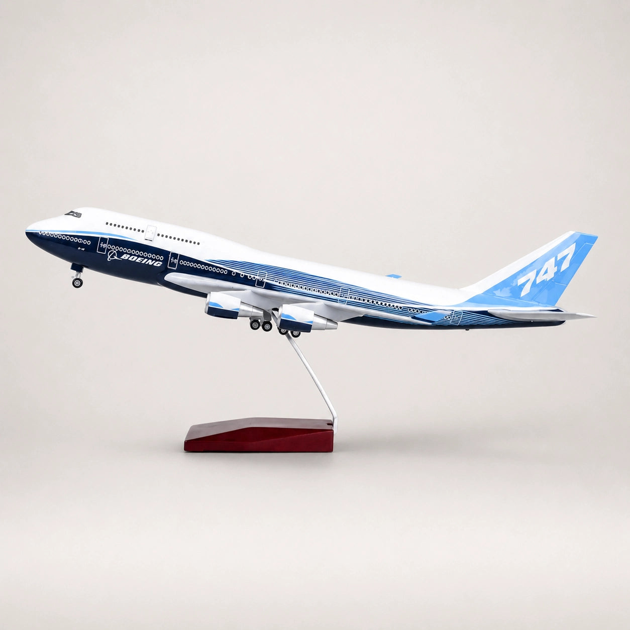 Maqueta Prototipo del Boeing 747 a escala 1:150