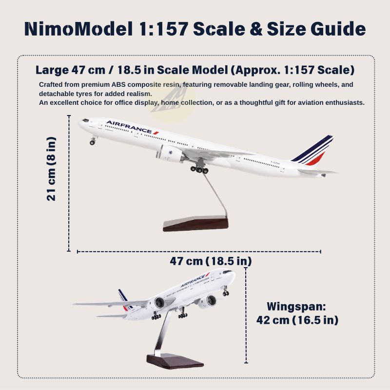 Air France Boeing 777-300ER 1:157 Scale Model