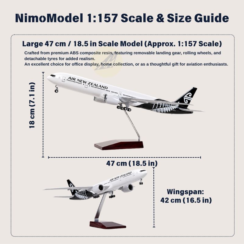 Air New Zealand Boeing 777-300ER 1:157 Scale Model