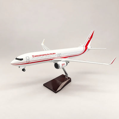 Polish Government Boeing 737 1:85 Scale Model
