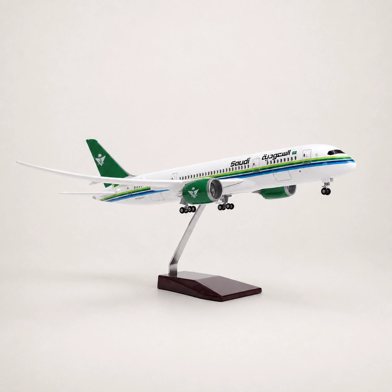 Maquette Saudia Boeing 787 Dreamliner à l’échelle 1:130