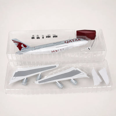 Qatar Airways Airbus A380 1:160 Scale Model