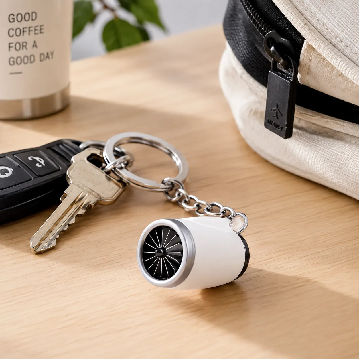 Rotating Engine Keyring