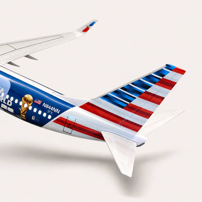 Schaalmodel American Airlines Boeing 737 – FIFA WK-editie 1:85