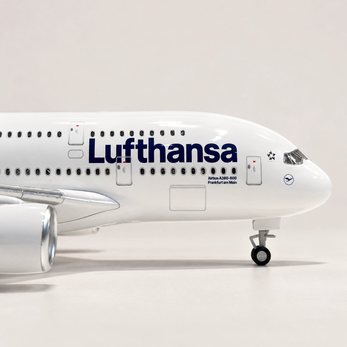 Model Lufthansa Airbus A380 dengan Corak Baharu Skala 1:160