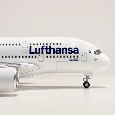 Model Lufthansa Airbus A380 dengan Corak Baharu Skala 1:160