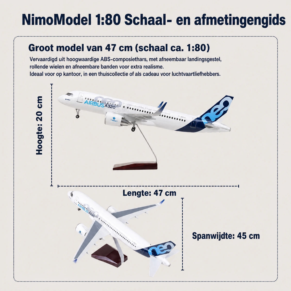 Schaalmodel Prototype Airbus A320neo 1:80