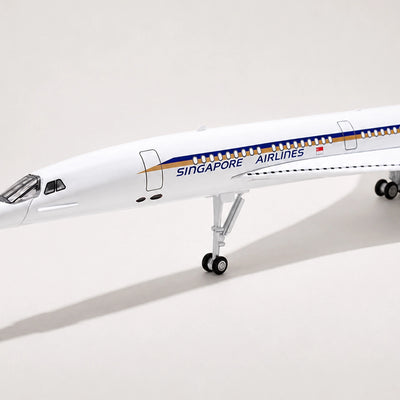 Maqueta Concorde de Singapore Airlines a escala 1:125
