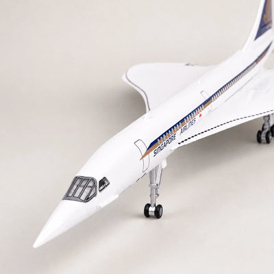 Maqueta Concorde de Singapore Airlines a escala 1:125