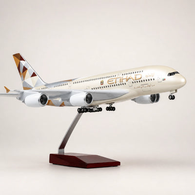 Etihad Airways Airbus A380 modell i skala 1:160
