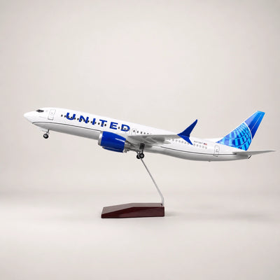 Maqueta Boeing 737 de United Airlines a escala 1:85