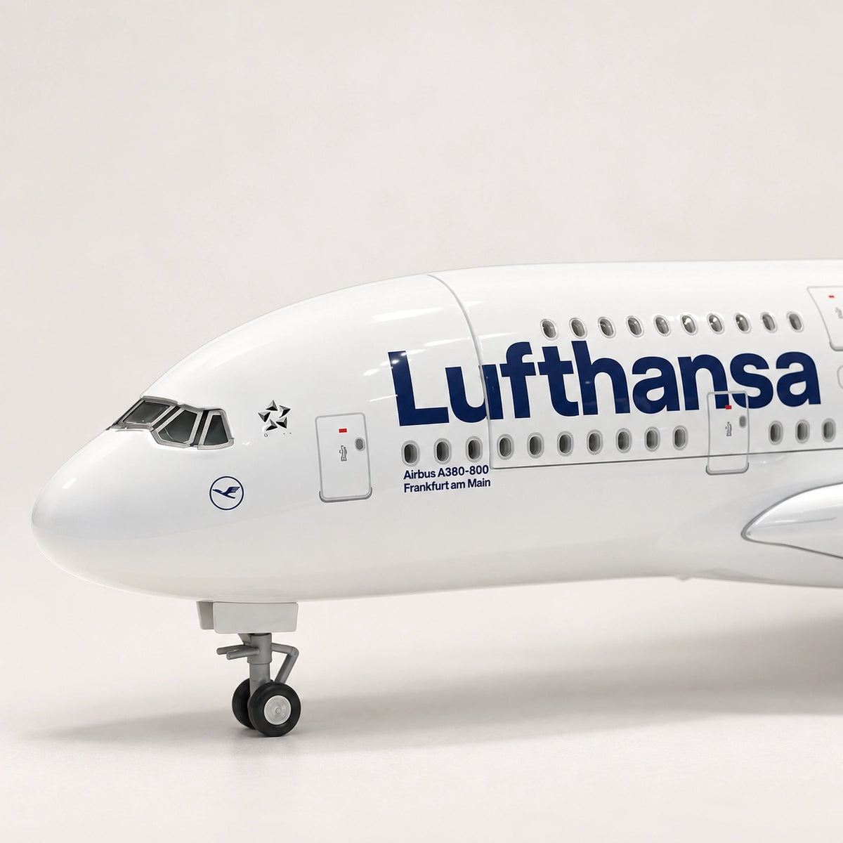 Model Lufthansa Airbus A380 dengan Corak Baharu Skala 1:160