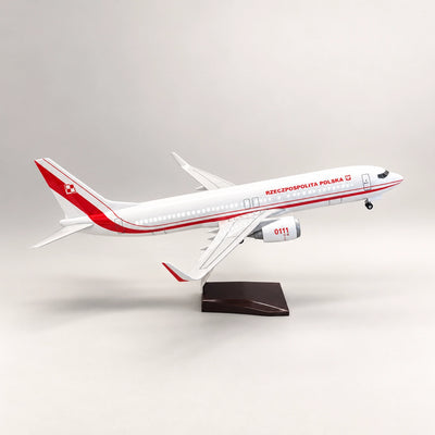 Polish Government Boeing 737 1:85 Scale Model