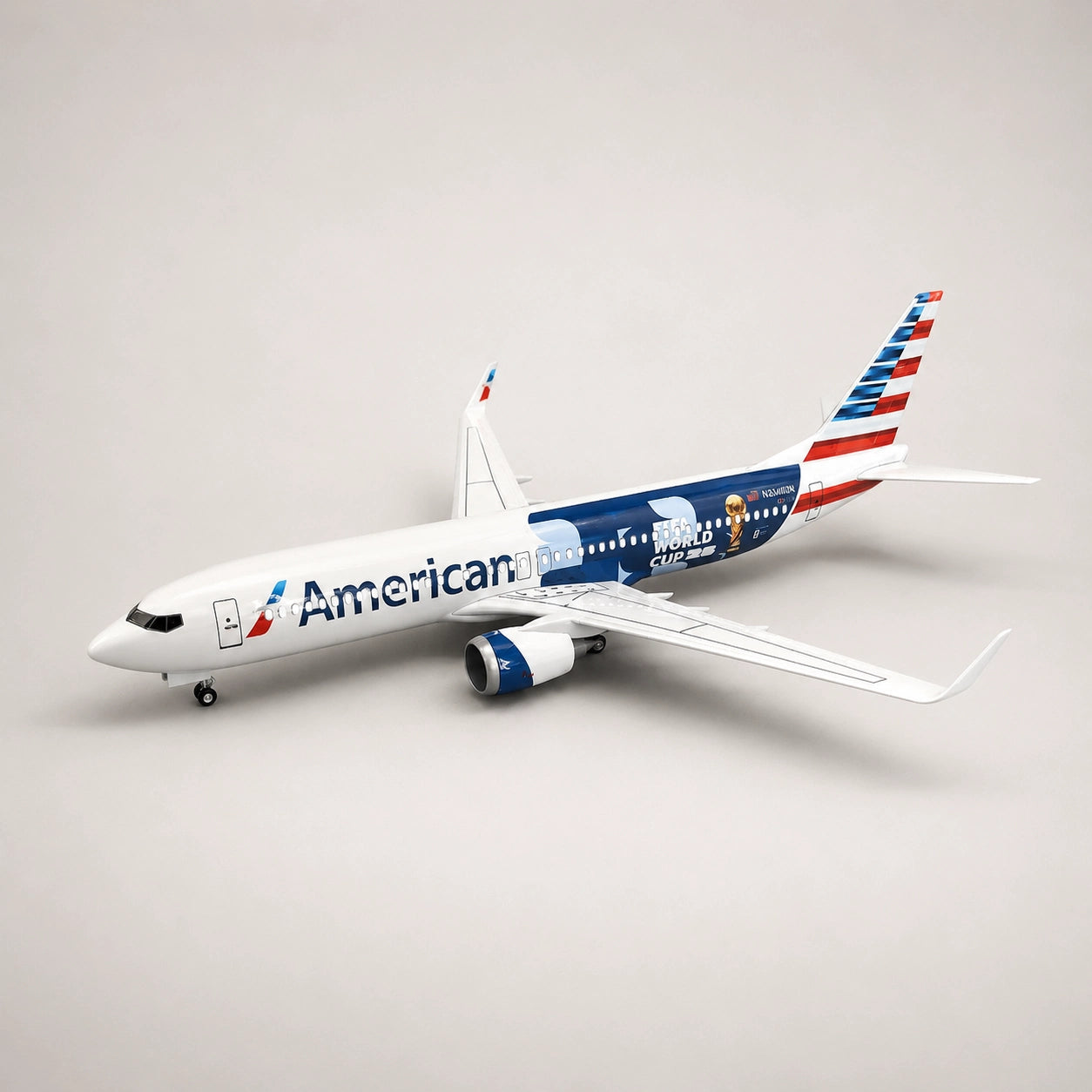Schaalmodel American Airlines Boeing 737 – FIFA WK-editie 1:85