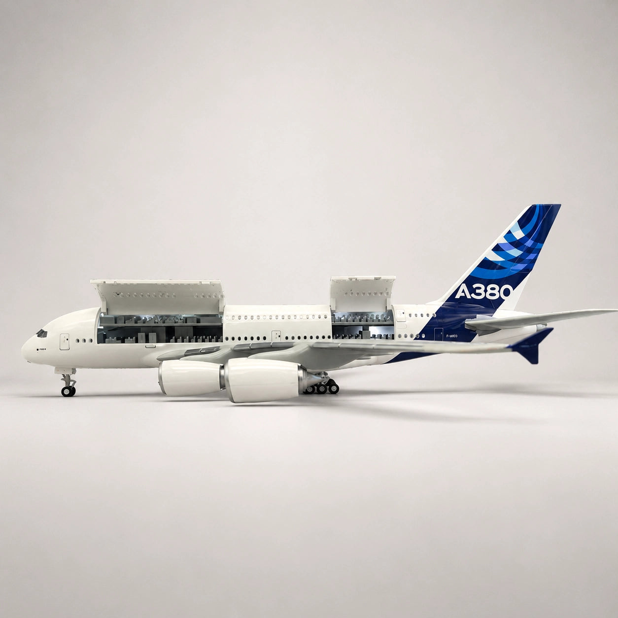 Modellino Prototipo Airbus A380 in scala 1:160
