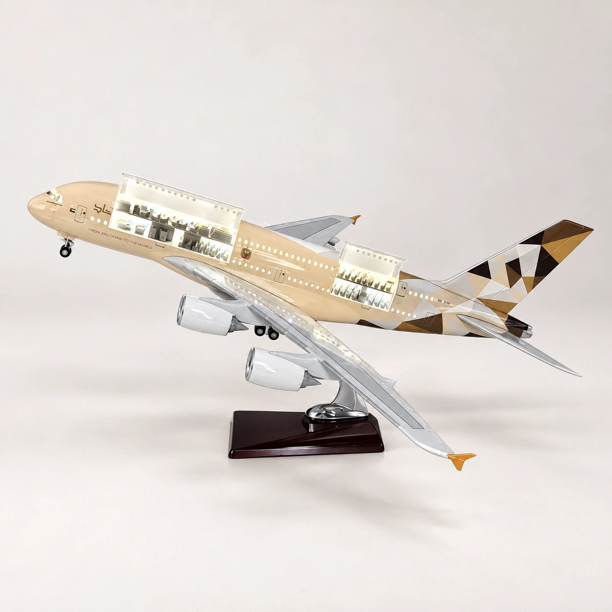 Etihad Airways Airbus A380 — model a scala 1:160