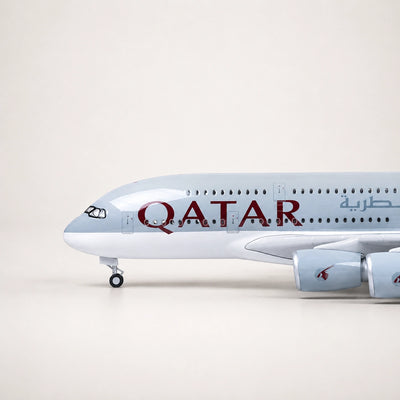 Qatar Airways Airbus A380 1:160 Scale Model