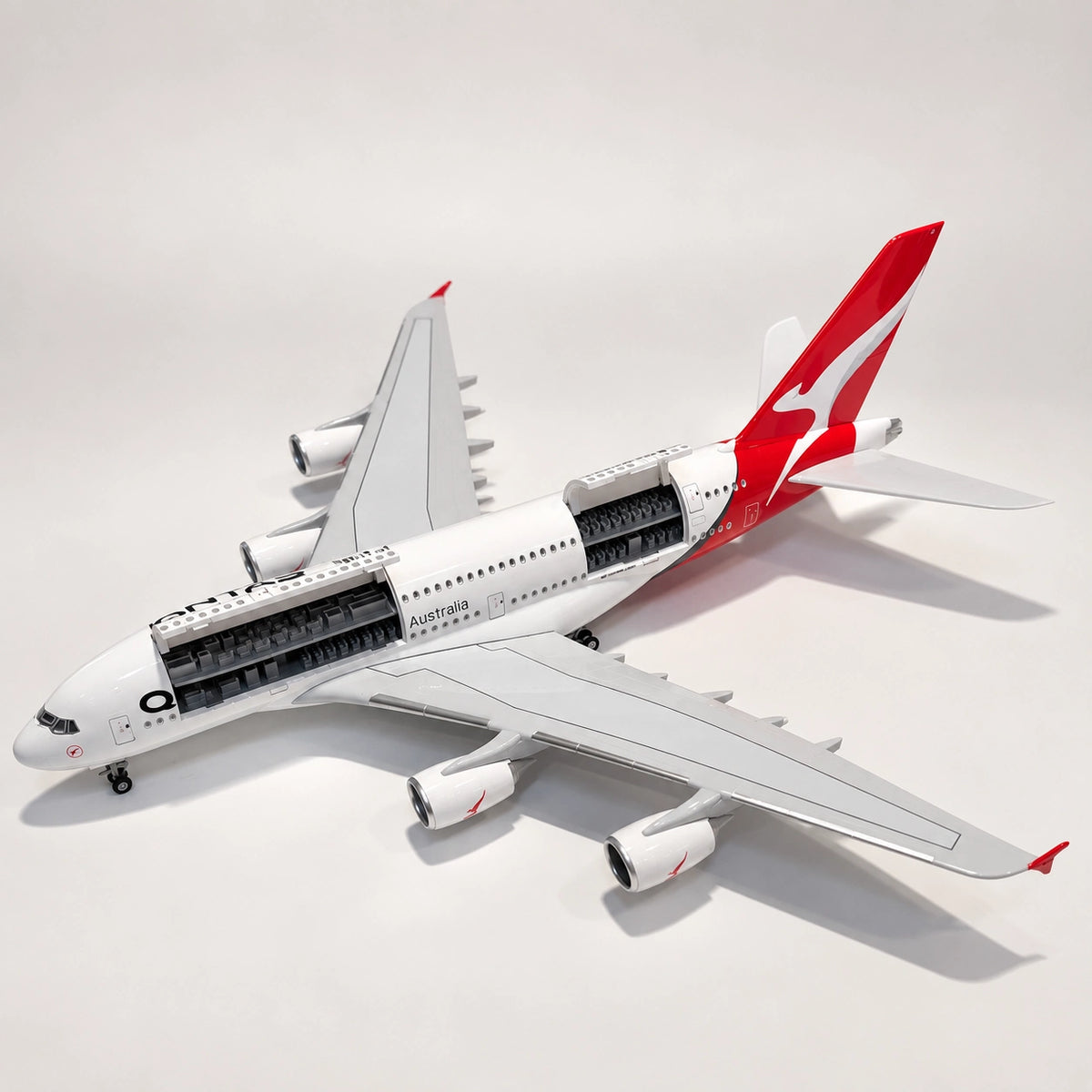 Qantas Airbus A380 1:160 Scale Model