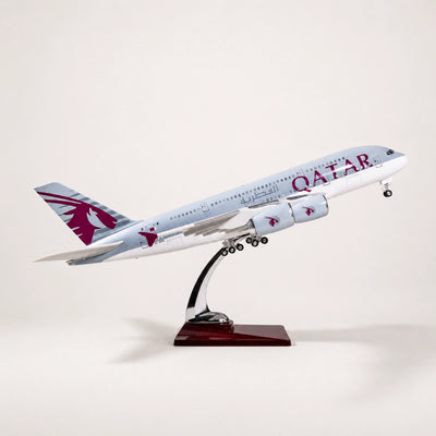 Qatar Airways Airbus A380 1:160 Scale Model