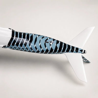 Model Prototaip Airbus A350 XWB – livery gentian karbon Skala 1:142