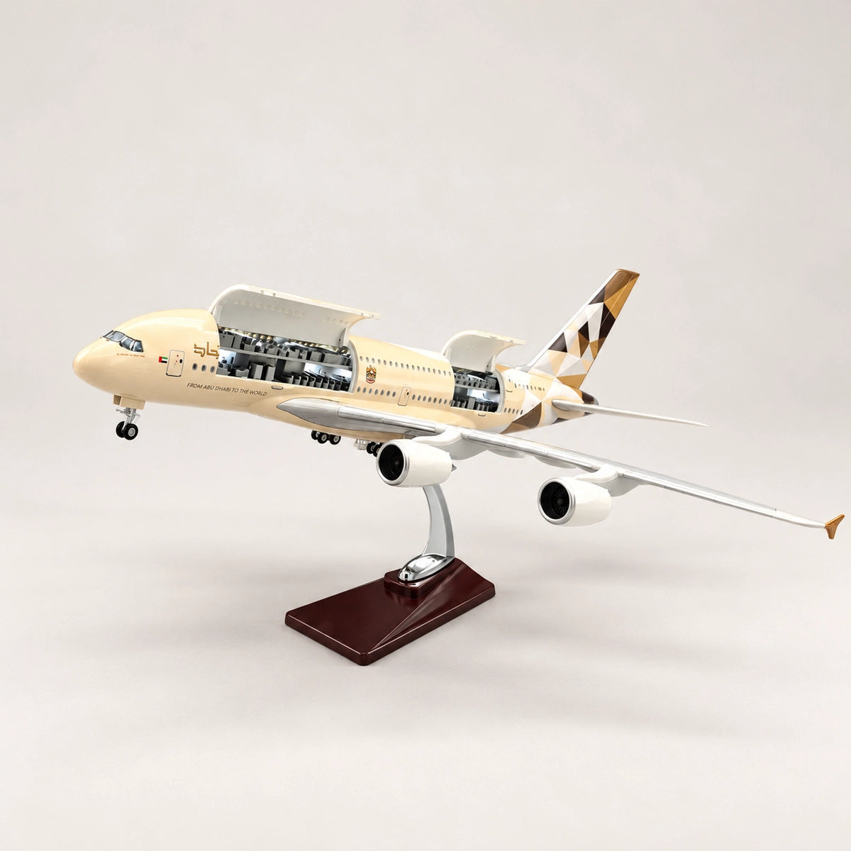 Etihad Airways Airbus A380 — model a scala 1:160