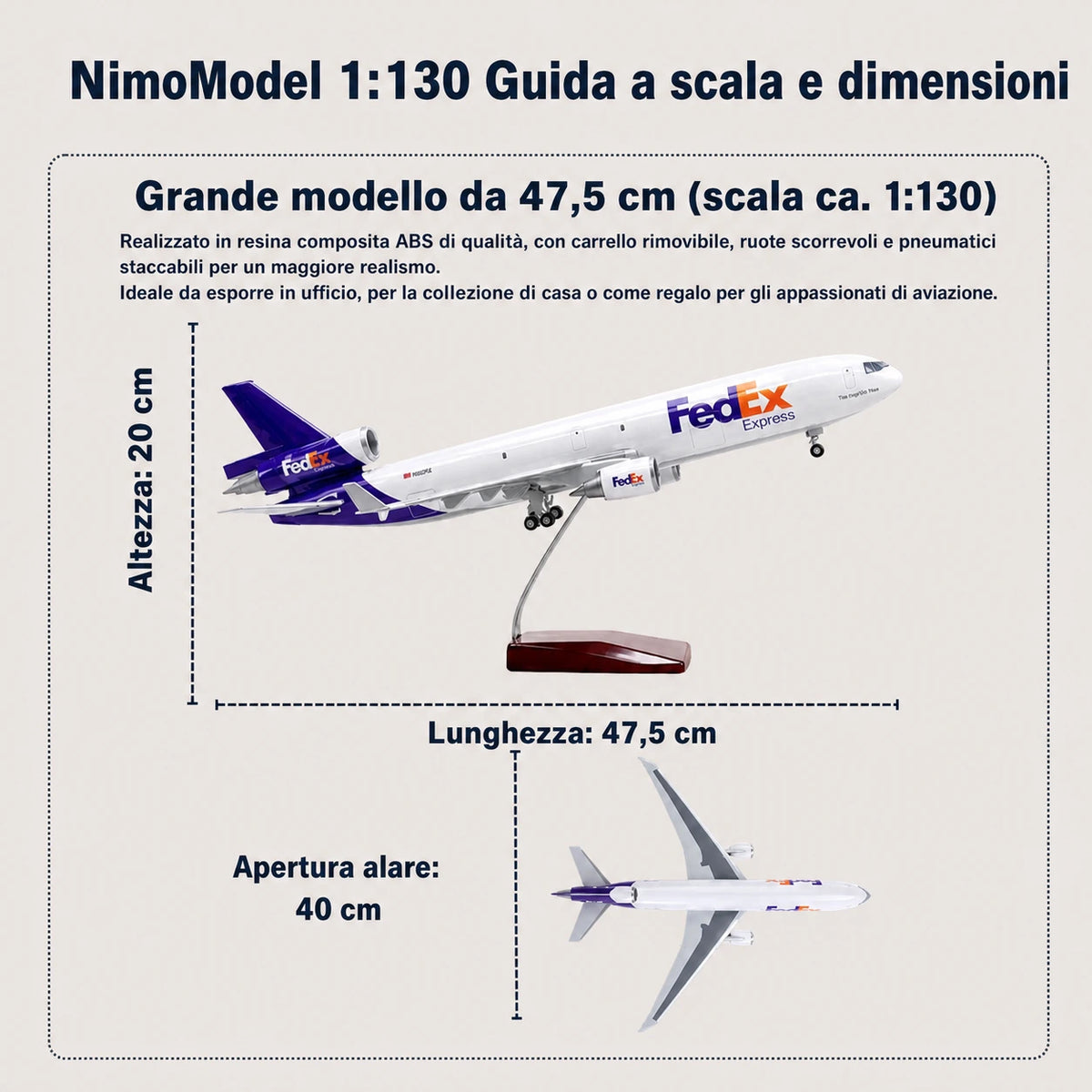 Guida alle dimensioni e alle caratteristiche del prodotto