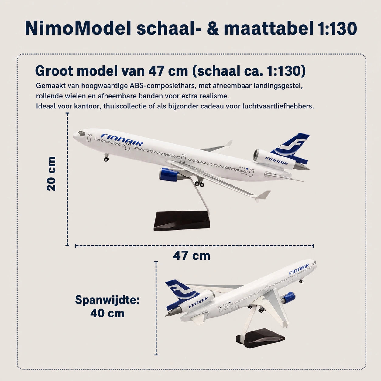 FedEx McDonnell Douglas MD-11 schaalmodel 1:130