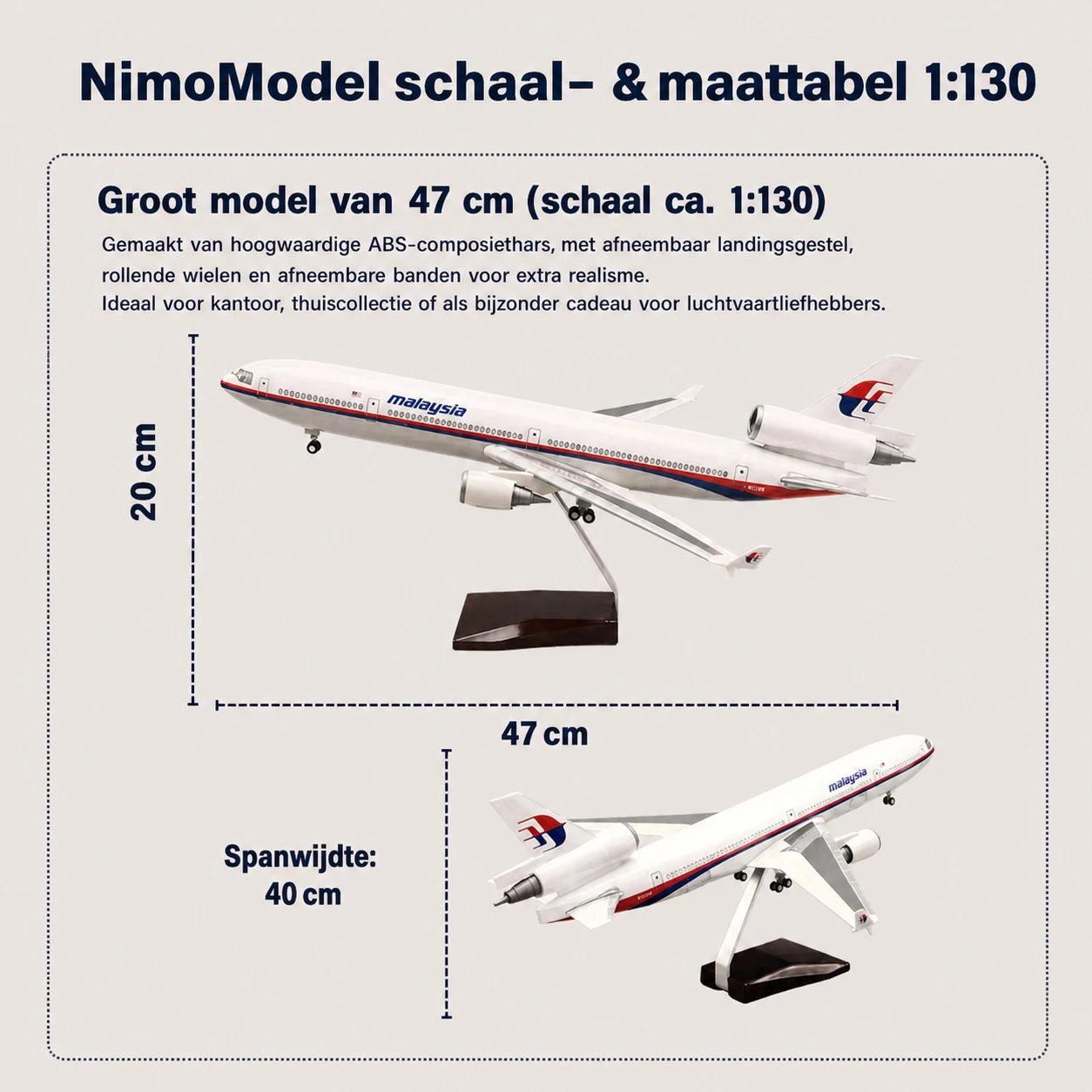 FedEx McDonnell Douglas MD-11 schaalmodel 1:130