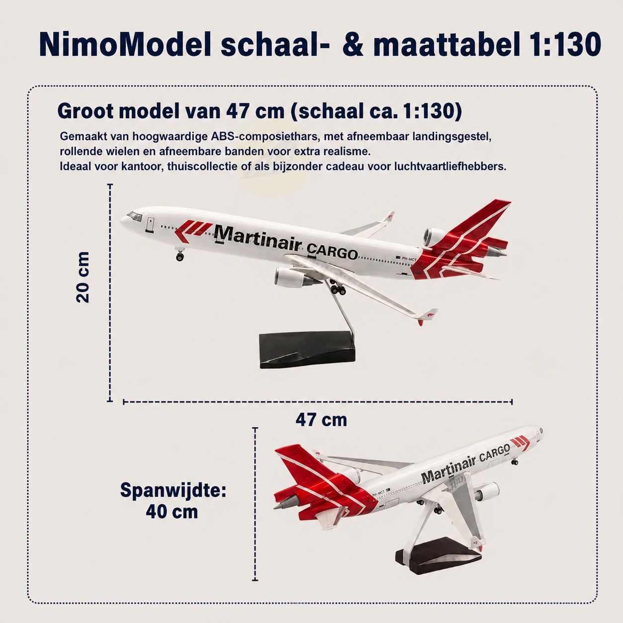 FedEx McDonnell Douglas MD-11 schaalmodel 1:130