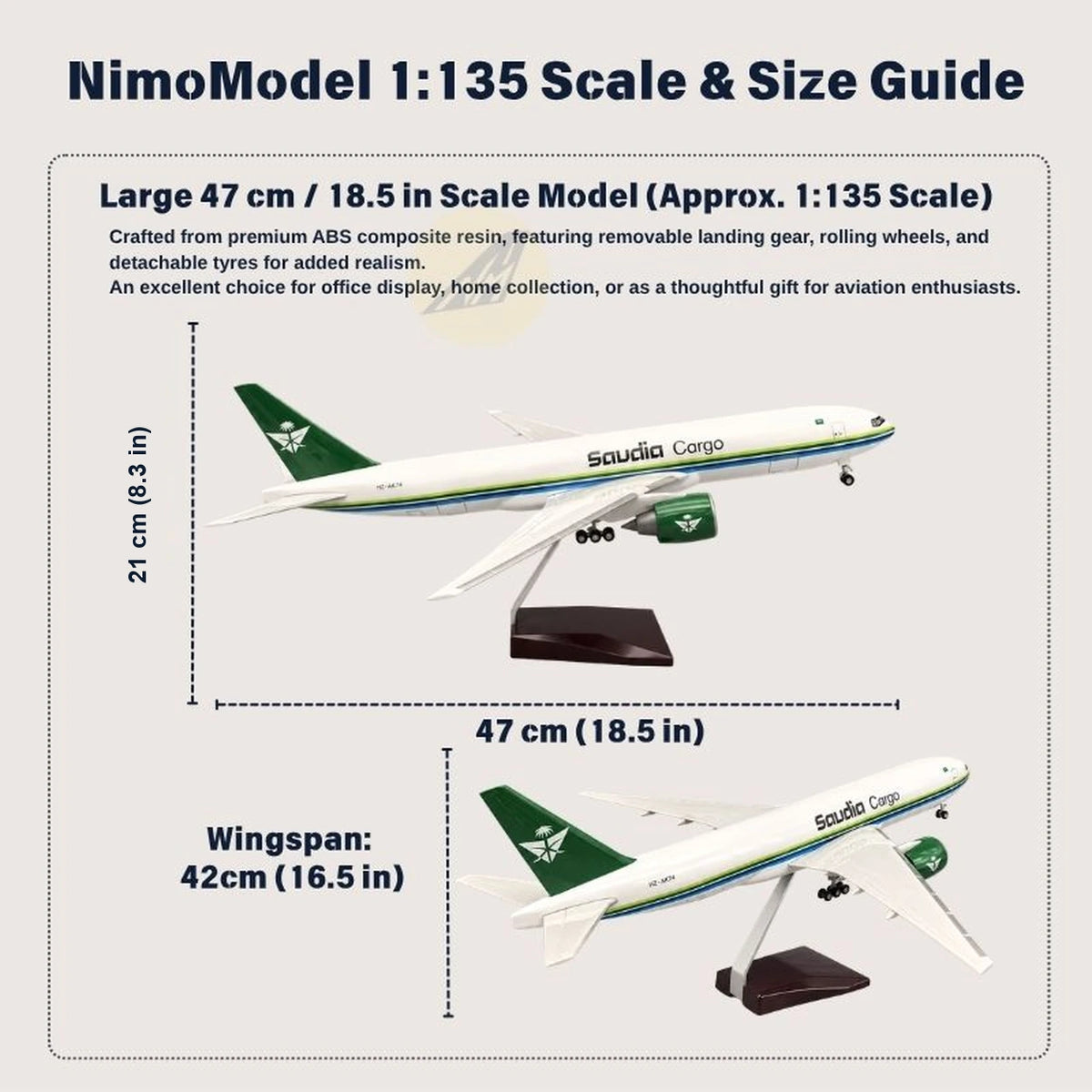 Product size and features guide