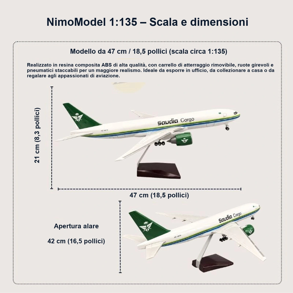 Guida alle dimensioni e alle caratteristiche del prodotto