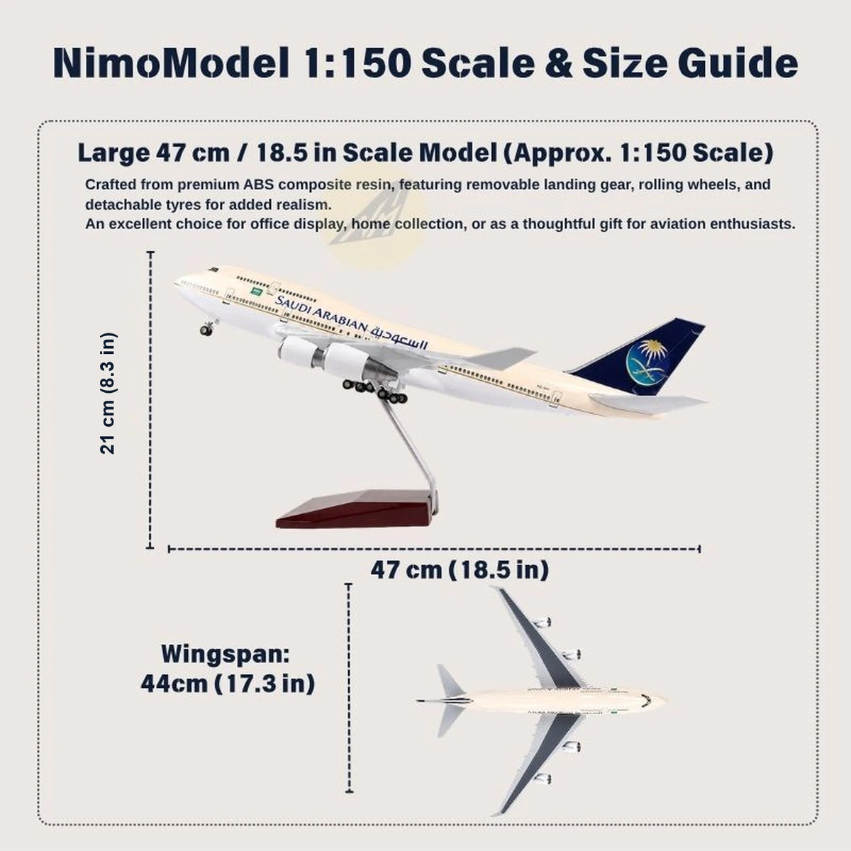 Product size and features guide