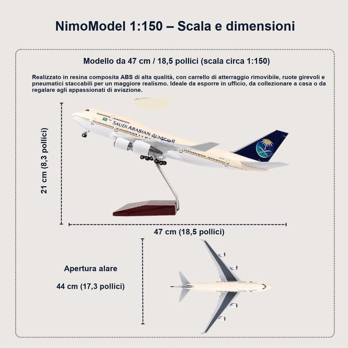 Guida alle dimensioni e alle caratteristiche del prodotto
