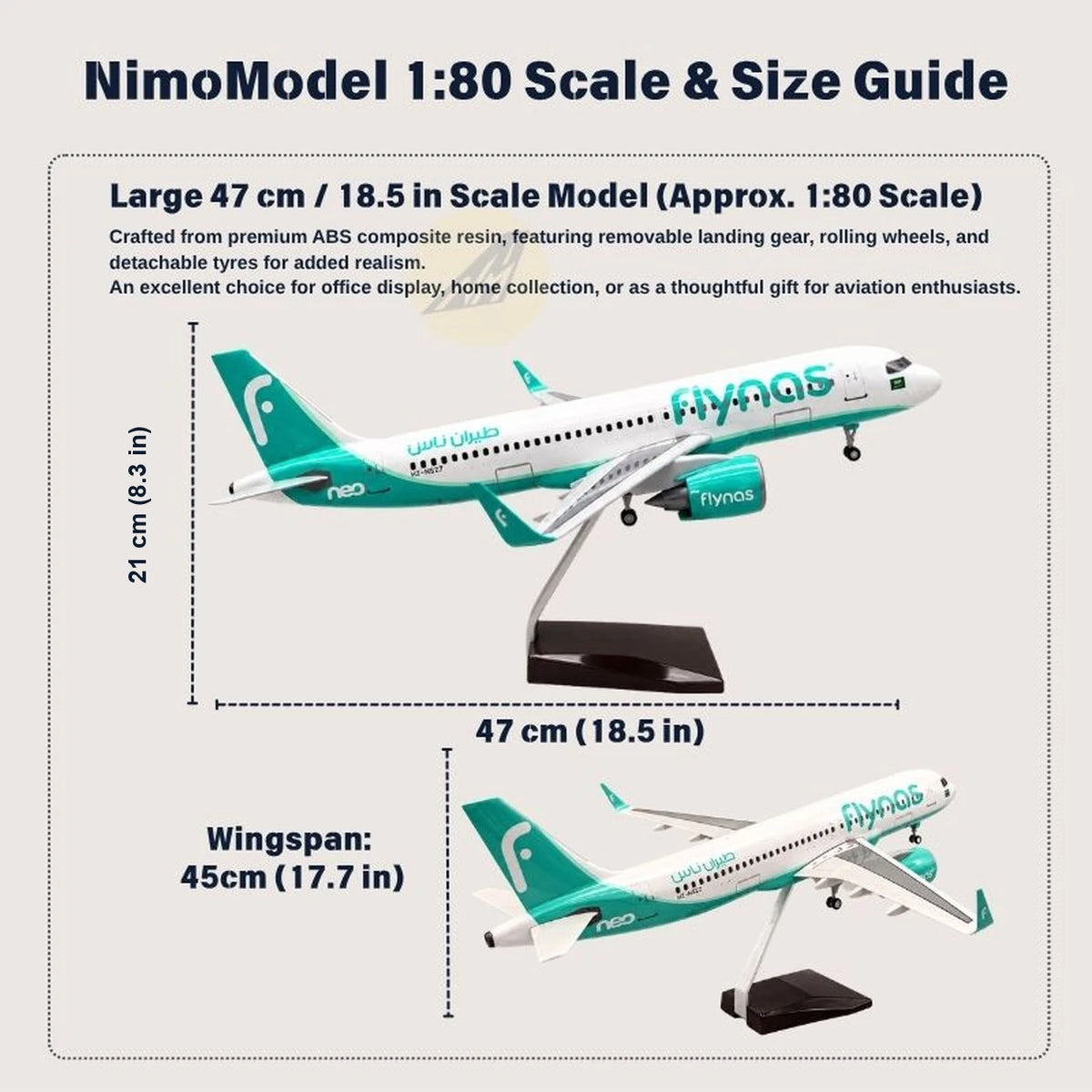 Product size and features guide