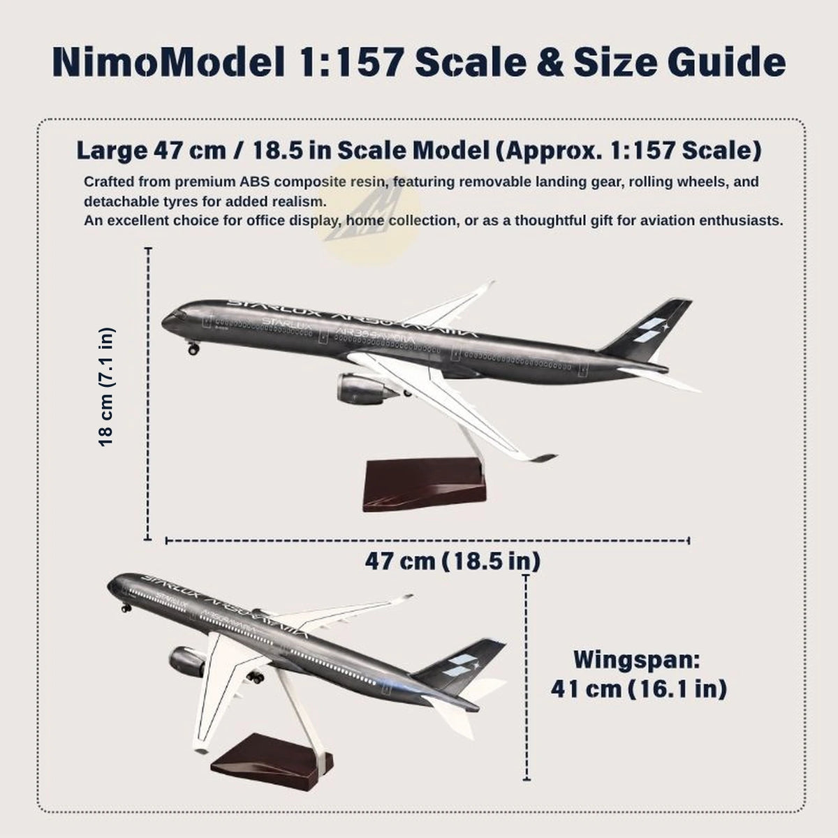 Product size and features guide