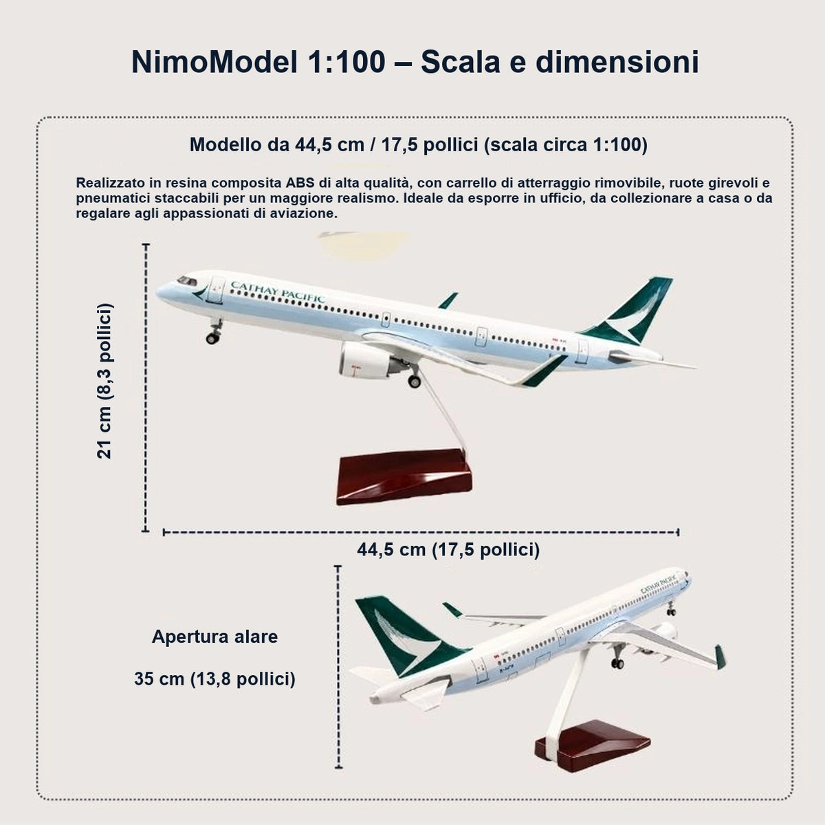 Guida alle dimensioni e alle caratteristiche del prodotto