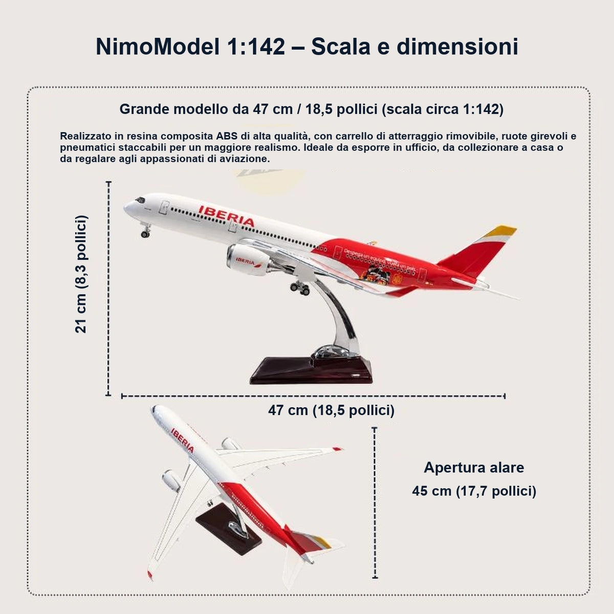 Guida alle dimensioni e alle caratteristiche del prodotto