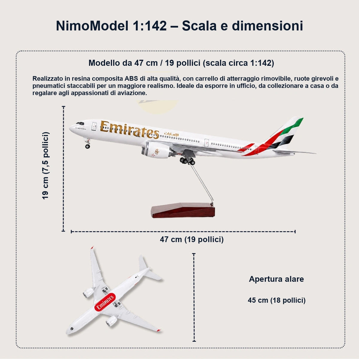 Guida alle dimensioni e alle caratteristiche del prodotto