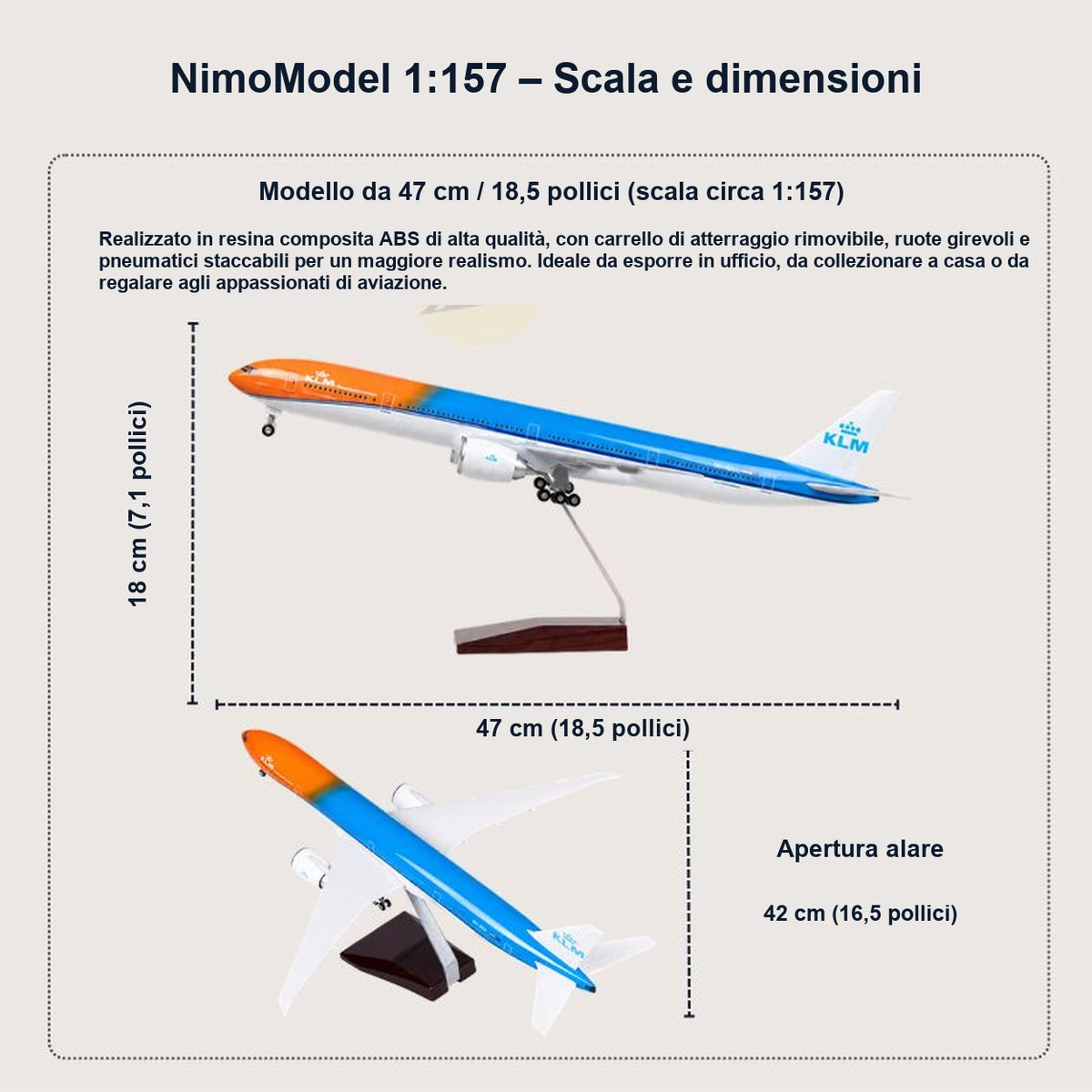 Guida alle dimensioni e alle caratteristiche del prodotto
