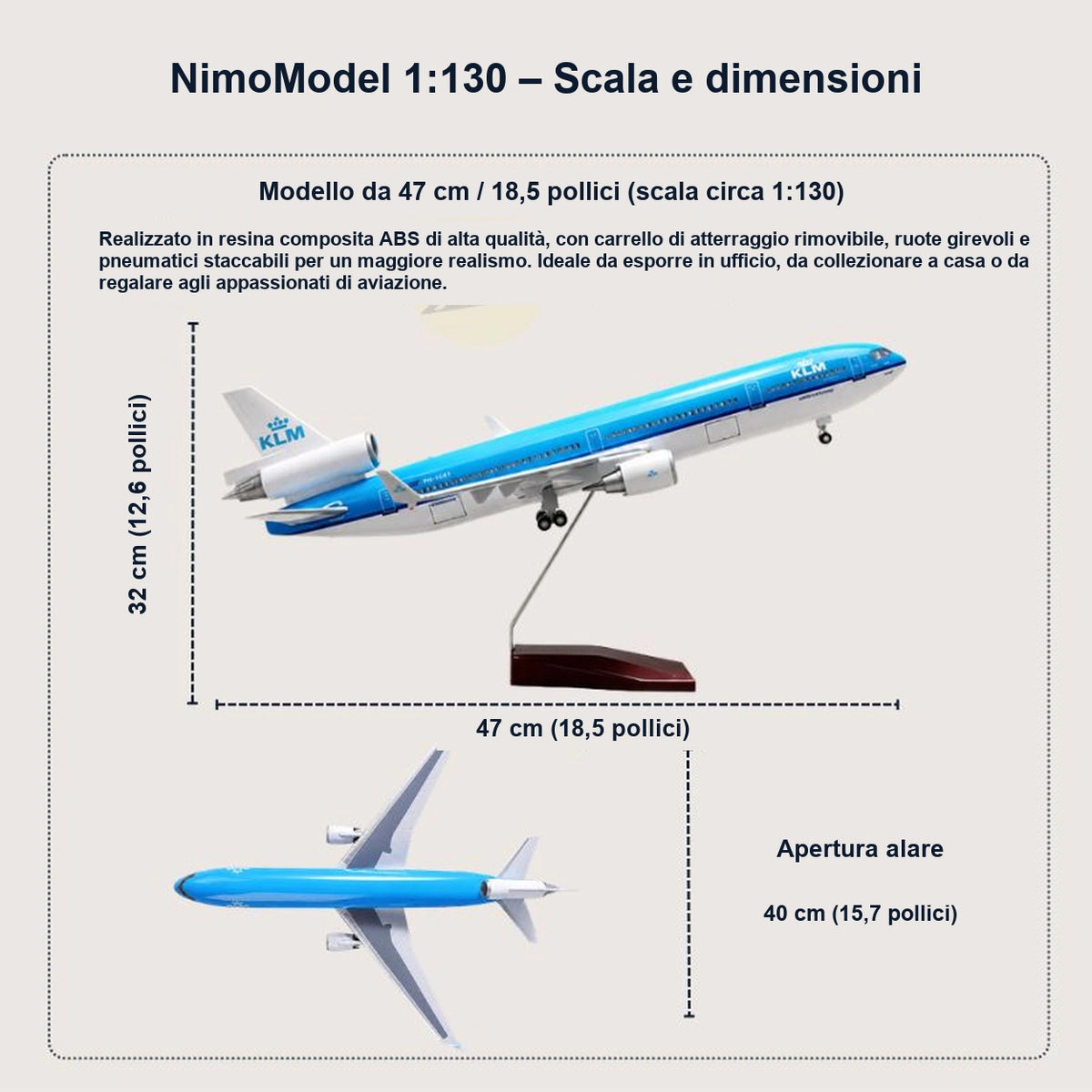 Guida alle dimensioni e alle caratteristiche del prodotto