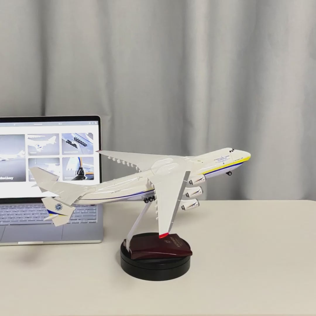 Load video: Antonov An-225 Mriya 1:200 Scale Model