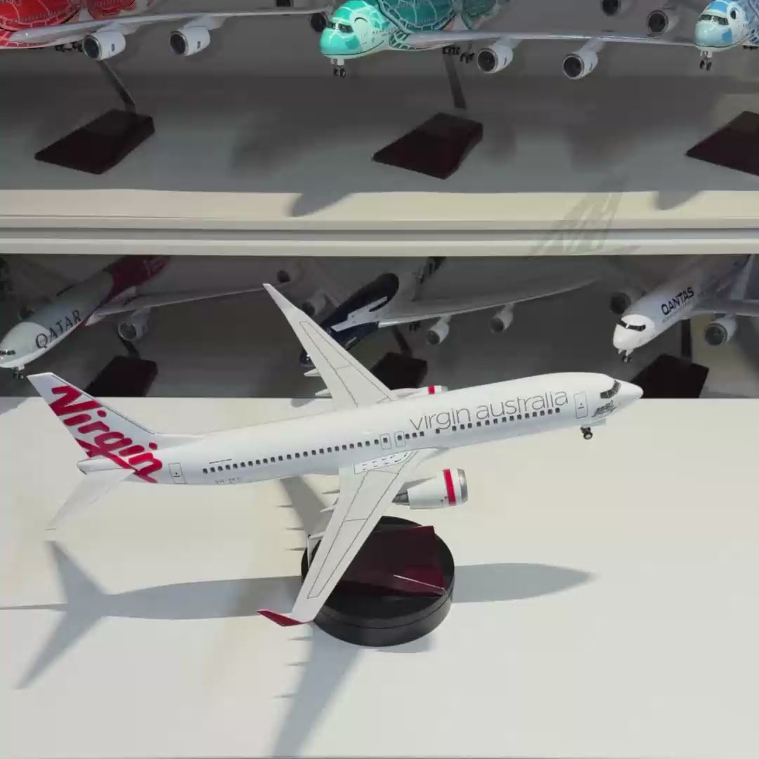 Video laden: Virgin Australia Boeing 737-800 Modell im Maßstab 1:85