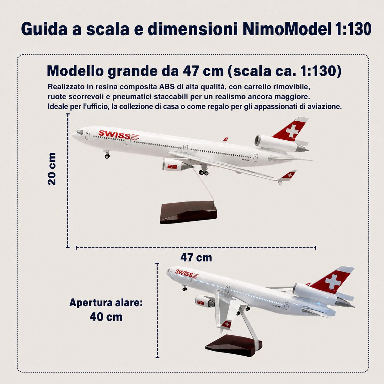 Modello FedEx McDonnell Douglas MD-11 in scala 1:130