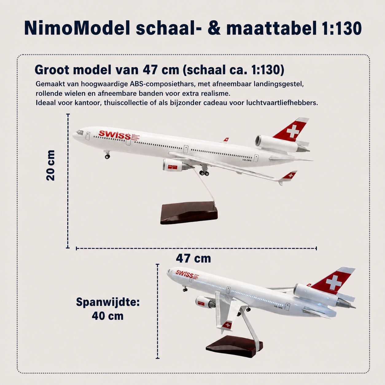 FedEx McDonnell Douglas MD-11 schaalmodel 1:130